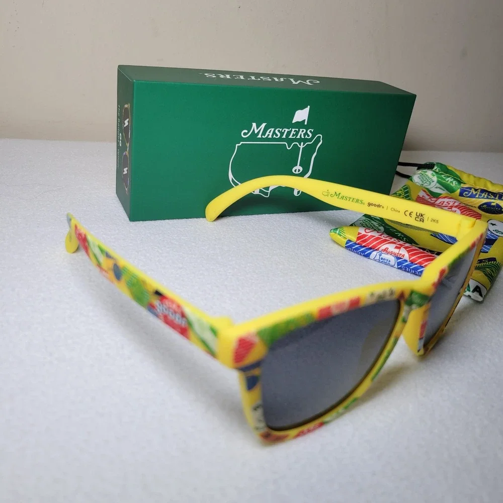 2026 Masters Goodr The Badges‎ Yellow Polarized Sunglasses Augusta National Golf
